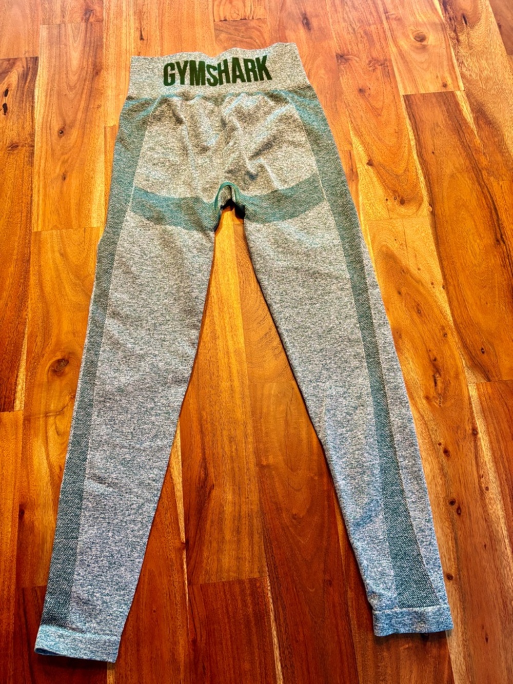 Gymshark Seamless Leggings - Green Heather - Size Medium
